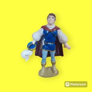 Prince charming Disney 4" snow white cake topper toy Figure